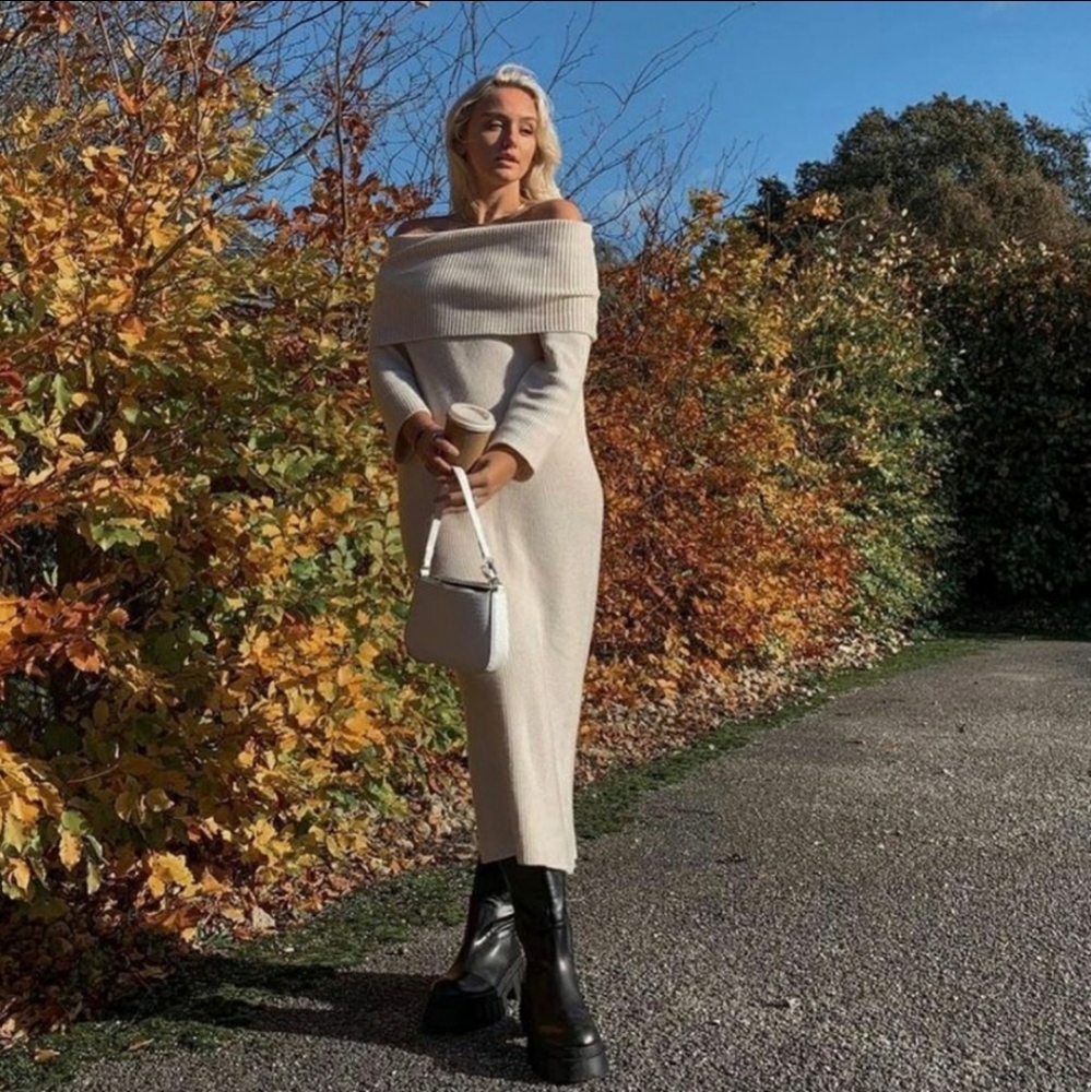 Zara long knit dress - Picture 10 of 16